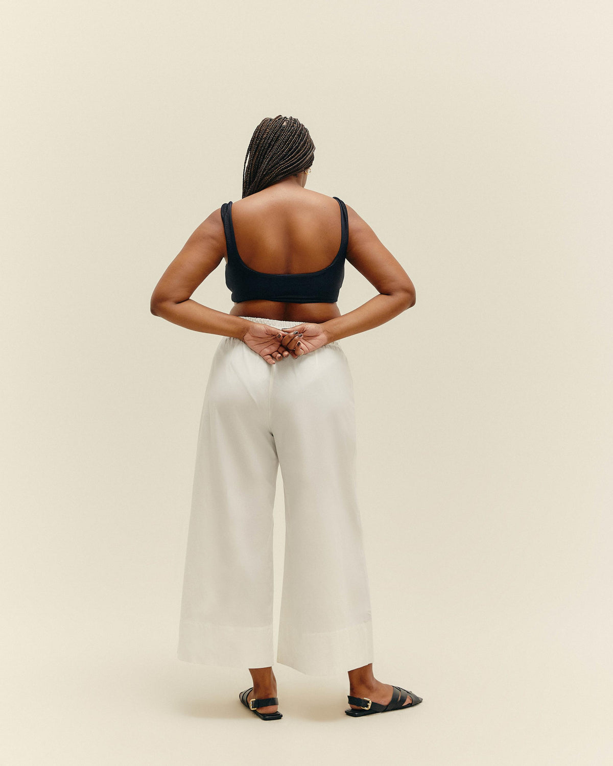 PANTALONI LIVIA BIANCO SPORCO