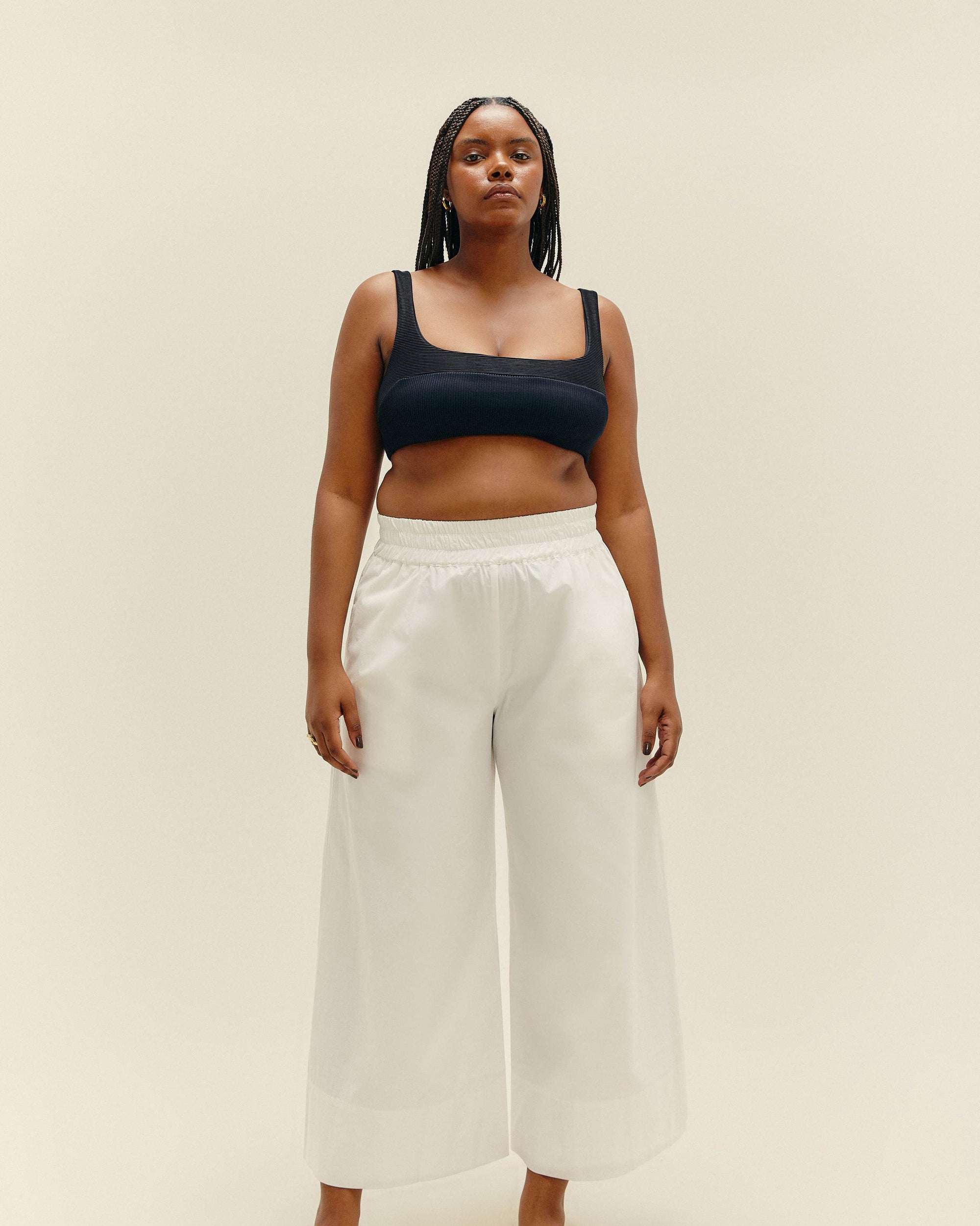 PANTALONI LIVIA BIANCO SPORCO