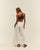 PANTALONI LIVIA BIANCO SPORCO
