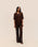 KNIT REBECA PANTS BRAUNA BROWN