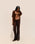 KNIT REBECA PANTS BRAUNA BROWN