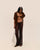 KNIT REBECA PANTS BRAUNA BROWN