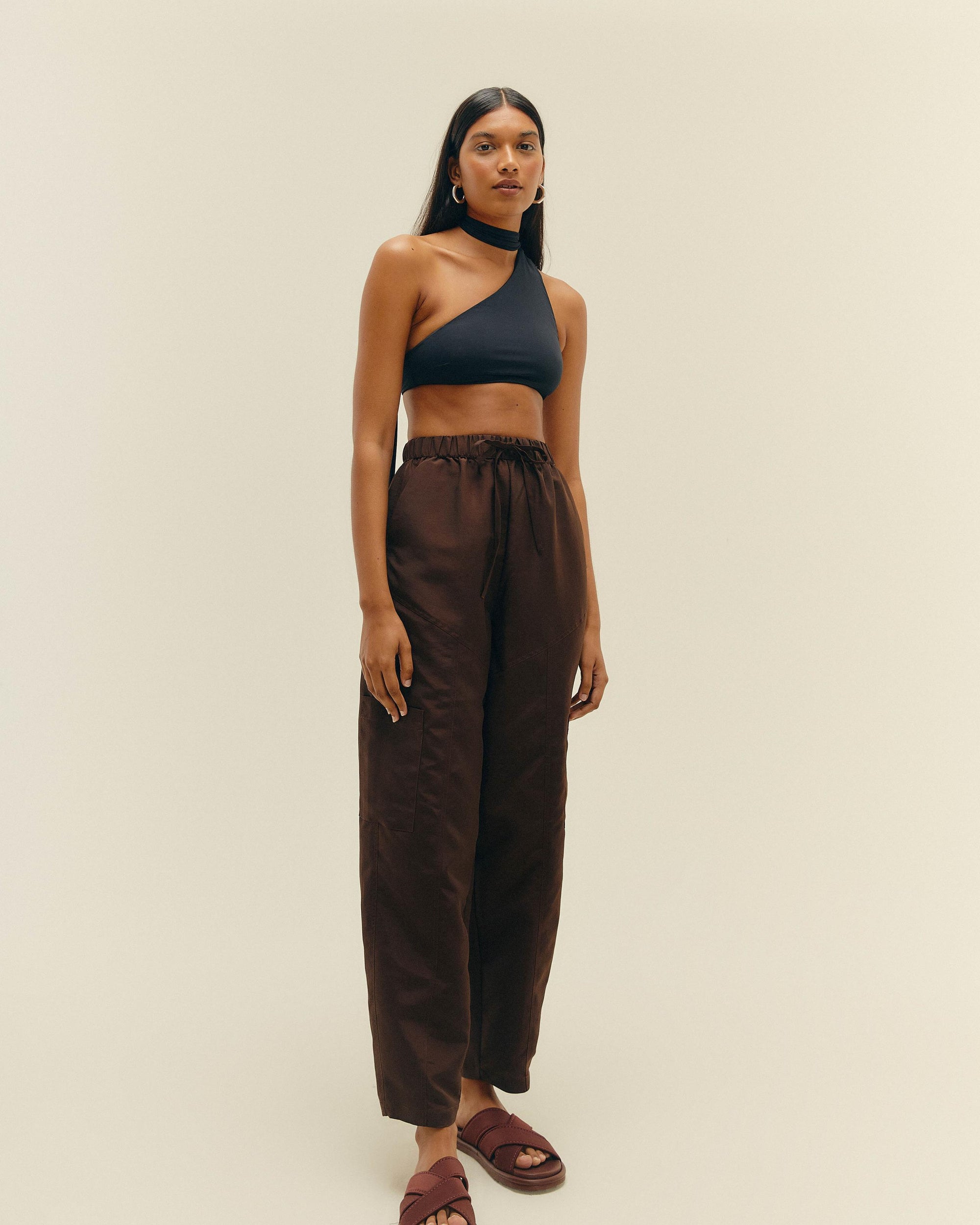 PANTALON VIVIAN BRAUNA MARRON