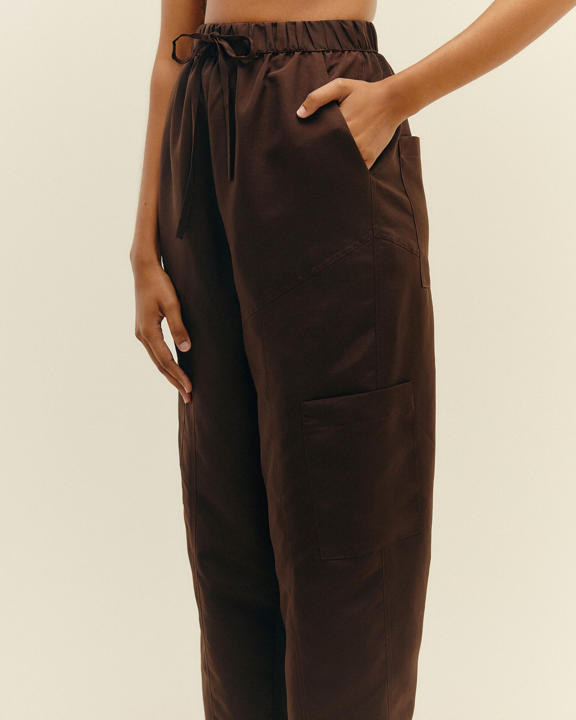 PANTALON VIVIAN BRAUNA MARRON