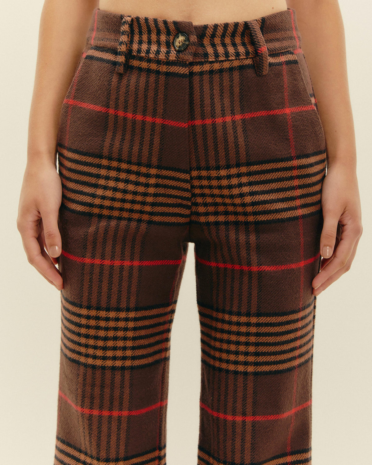 CALÇA LETICIA ESTAMPADO VINTAGE CHESS