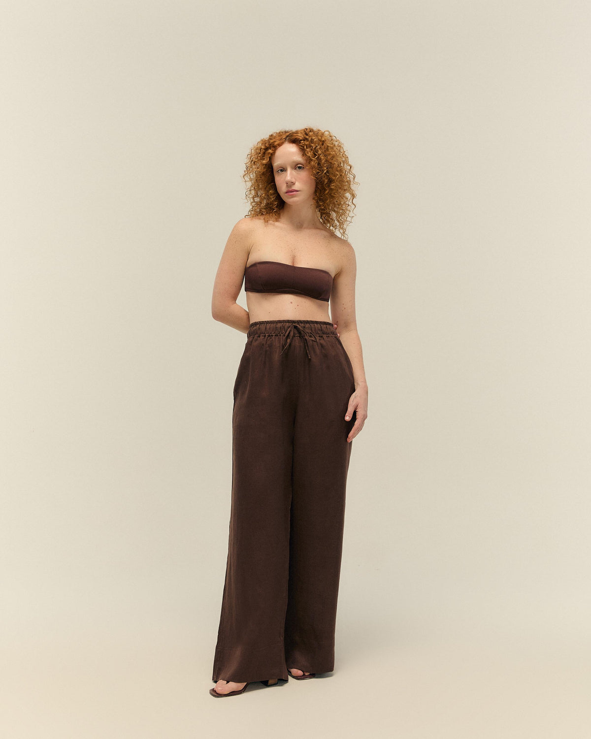 IRENE PANTS BRAUNA BROWN