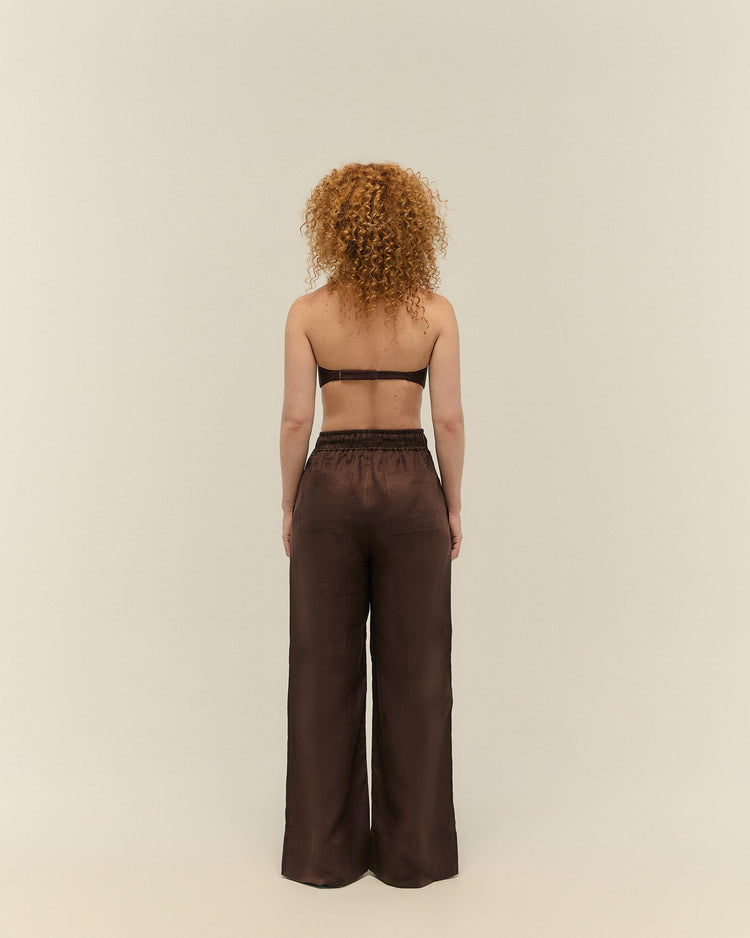 IRENE PANTS BRAUNA BROWN
