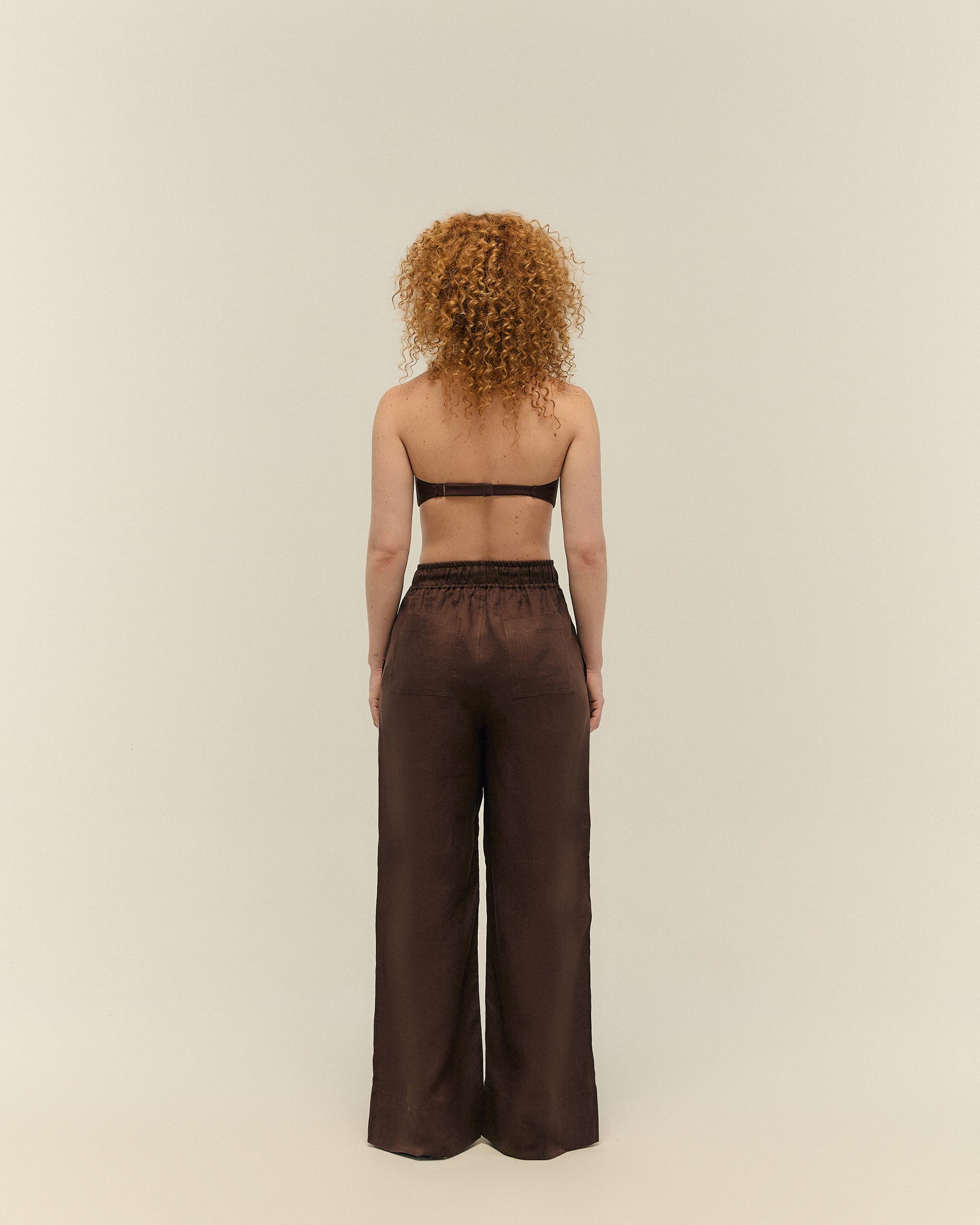 IRENE PANTS BRAUNA BROWN