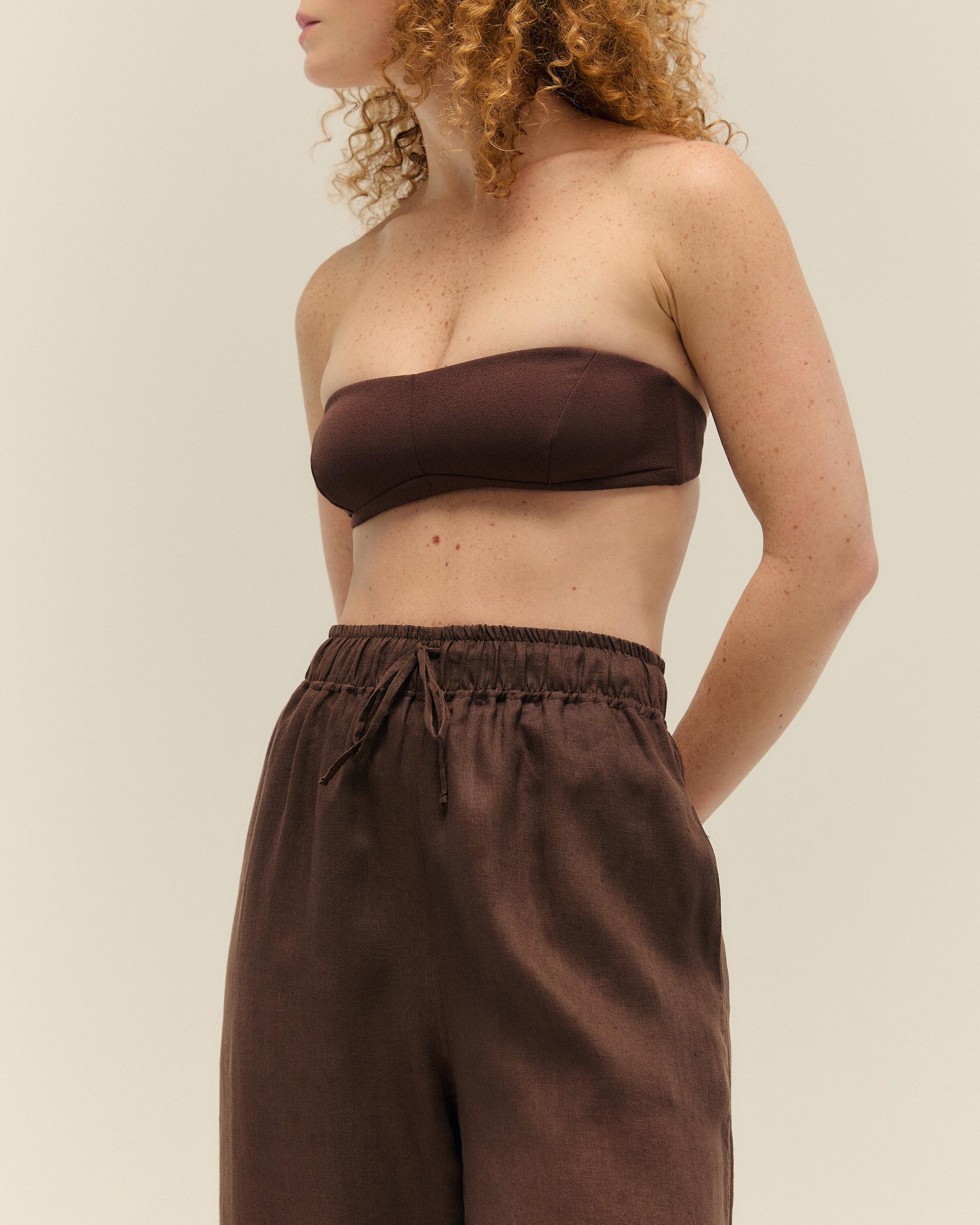 IRENE PANTS BRAUNA BROWN