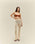 PANTALONI KNIT VICTORIA BIANCO SPORCO