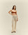 PANTALONI KNIT VICTORIA BIANCO SPORCO