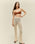 PANTALONI KNIT VICTORIA BIANCO SPORCO