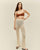 PANTALONI KNIT VICTORIA BIANCO SPORCO