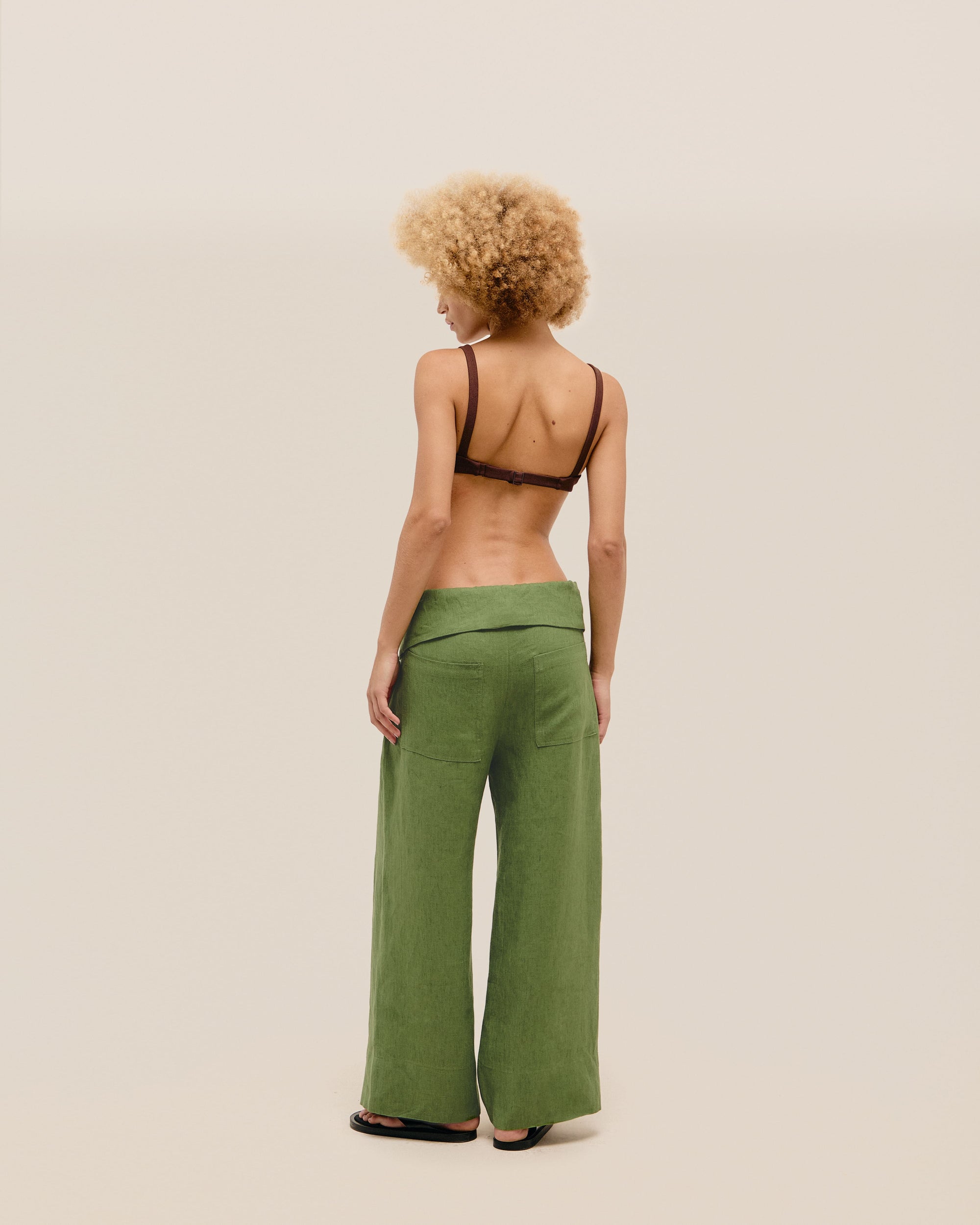 GRAZI PANTS OLIVE GREEN