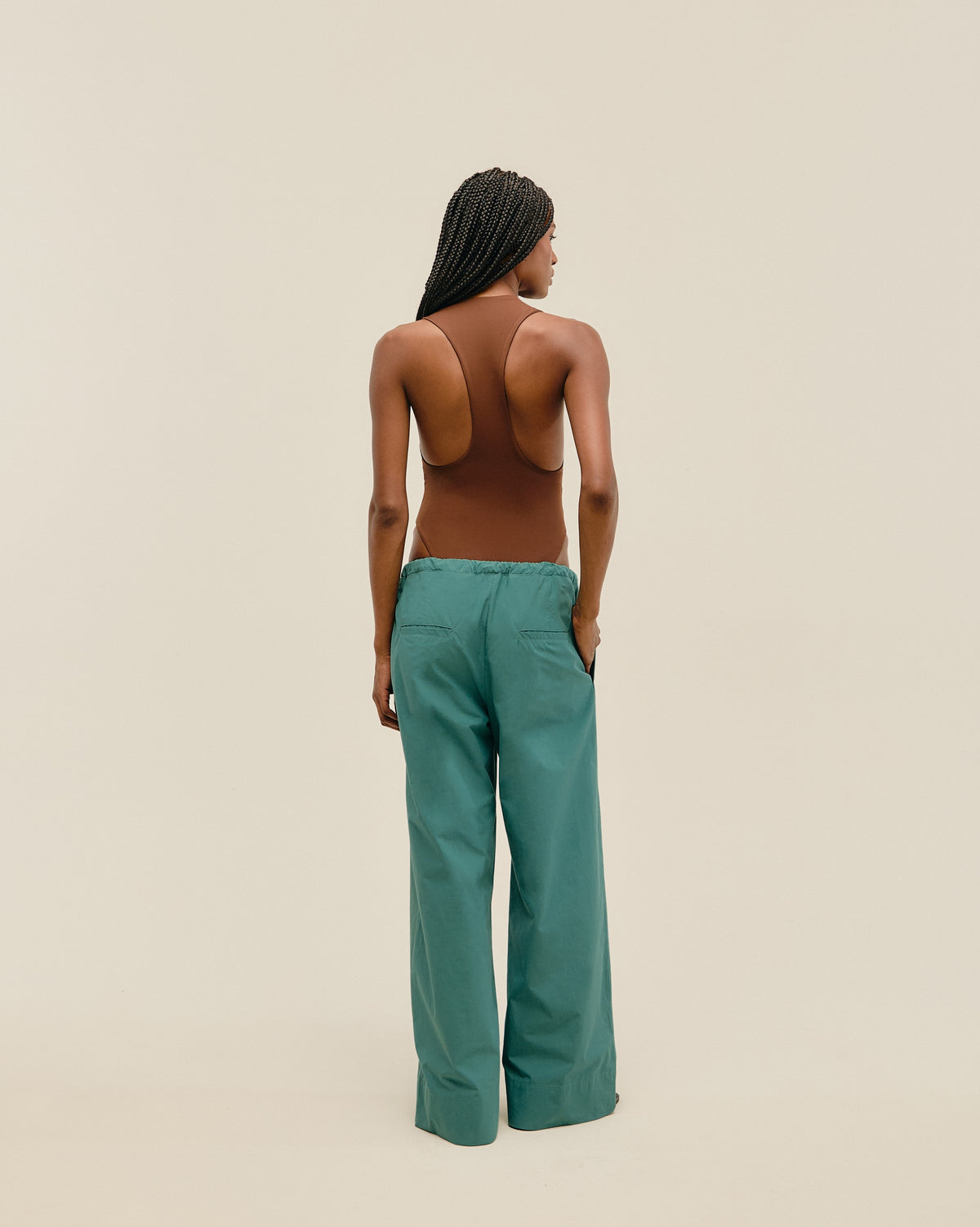 PANTALONI TAIS VERDE ALGA