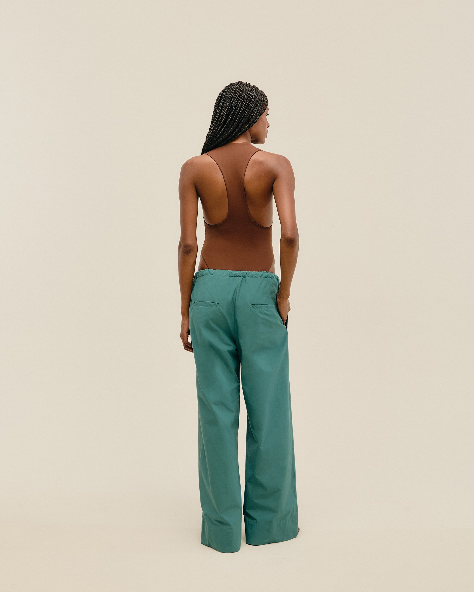 PANTALONI TAIS VERDE ALGA