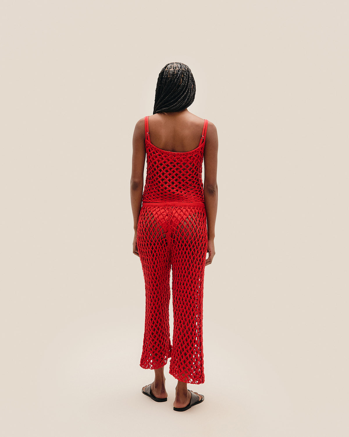 CLARA KNIT PANTS RED SHIFT