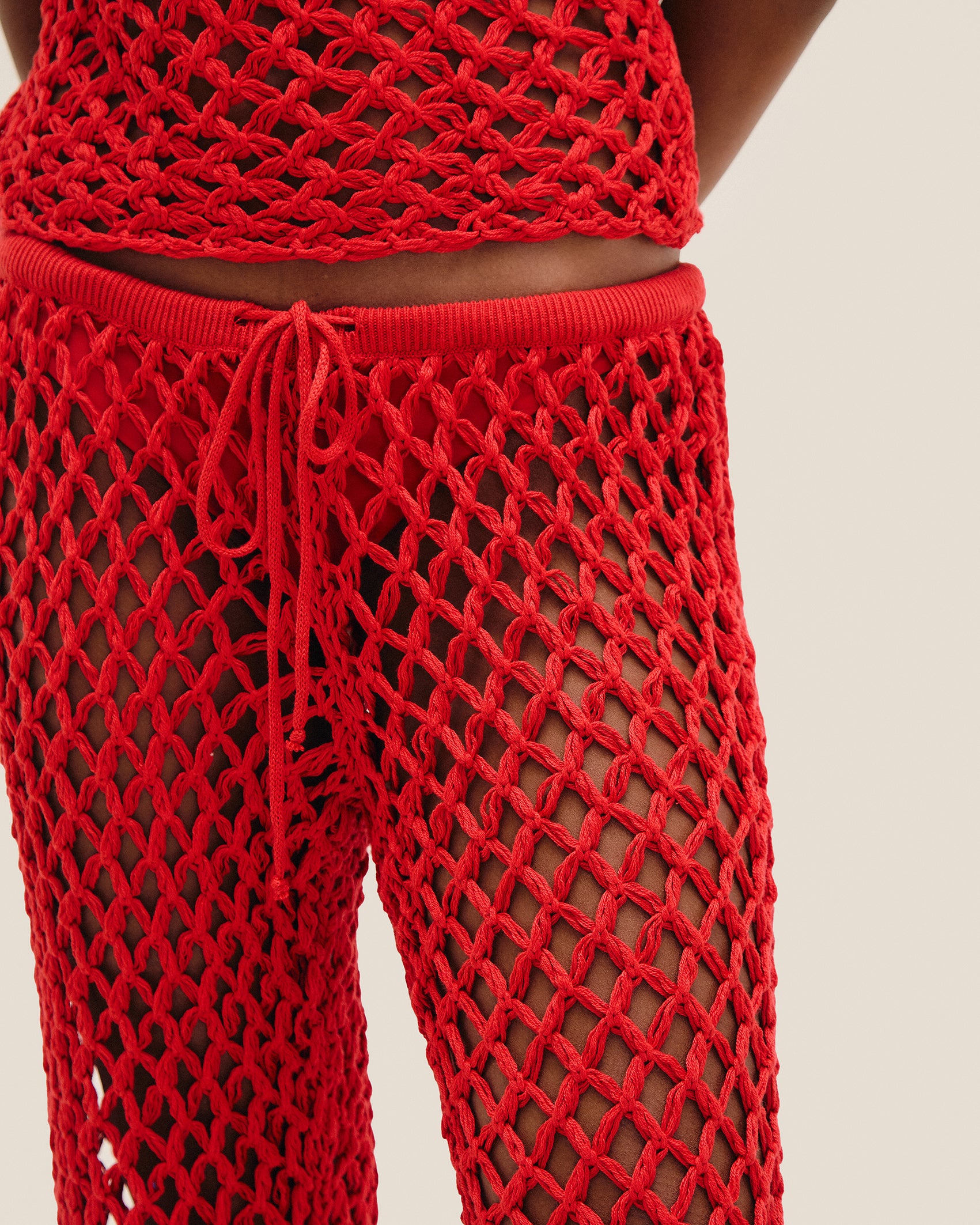 CLARA KNIT PANTS RED SHIFT