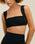 KNIT AMANDA TOP BLACK