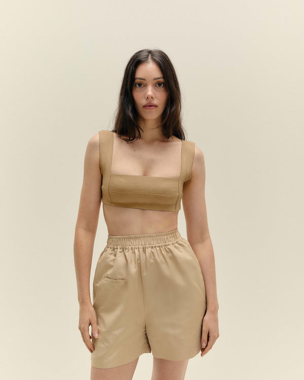 KNIT AMANDA TOP CUBAN SAND