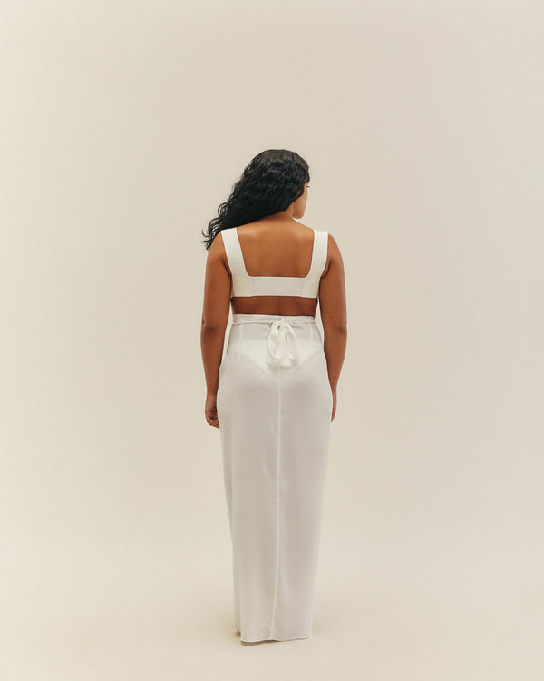 KNIT AMANDA TOP OFF-WHITE