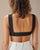 KNIT STRAPS TOP BLACK