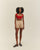 TOP AMANDA EN MAILLE ROUGE SHIFT