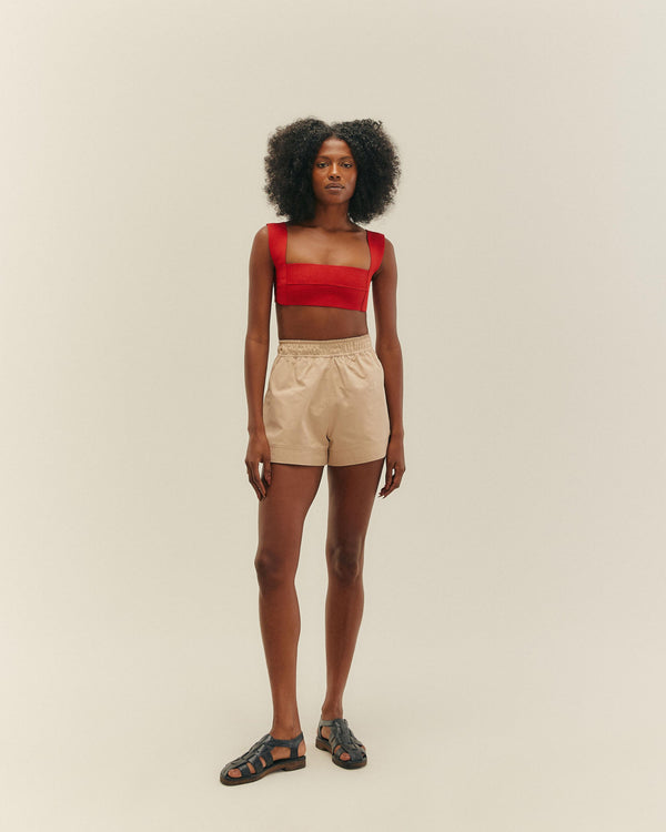 KNIT AMANDA TOP RED SHIFT