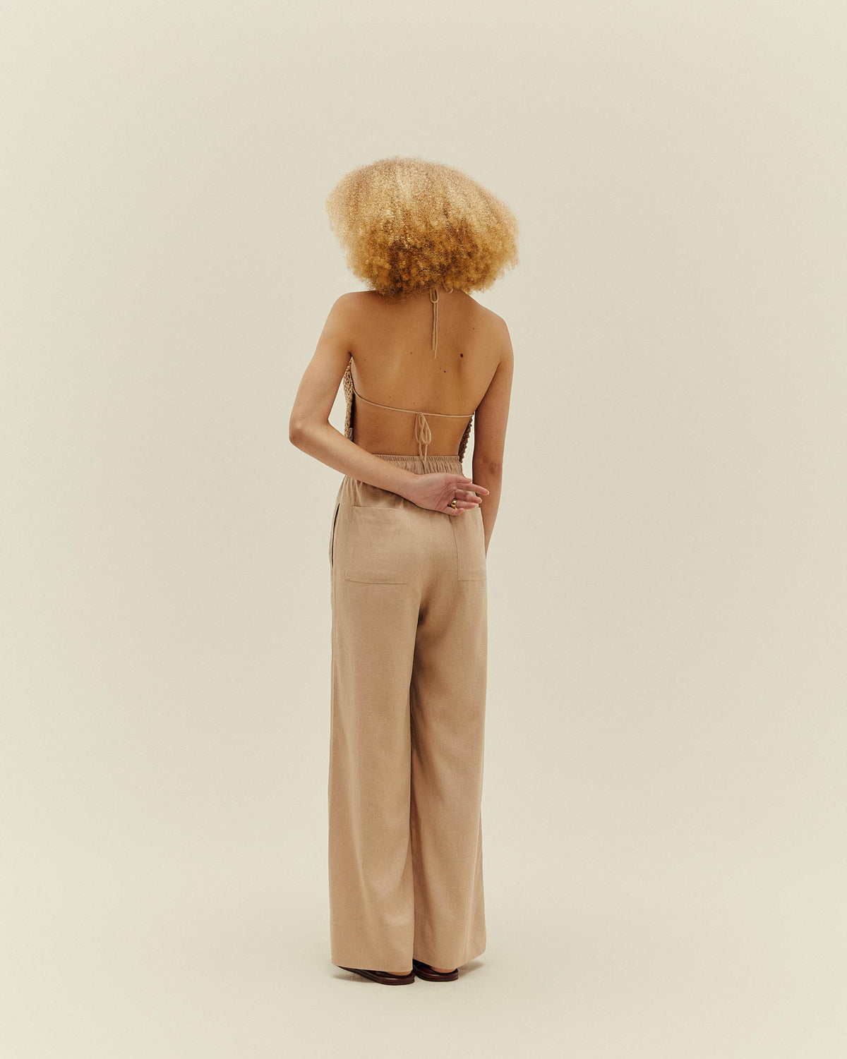 KNIT LAILA TOP CUBAN SAND