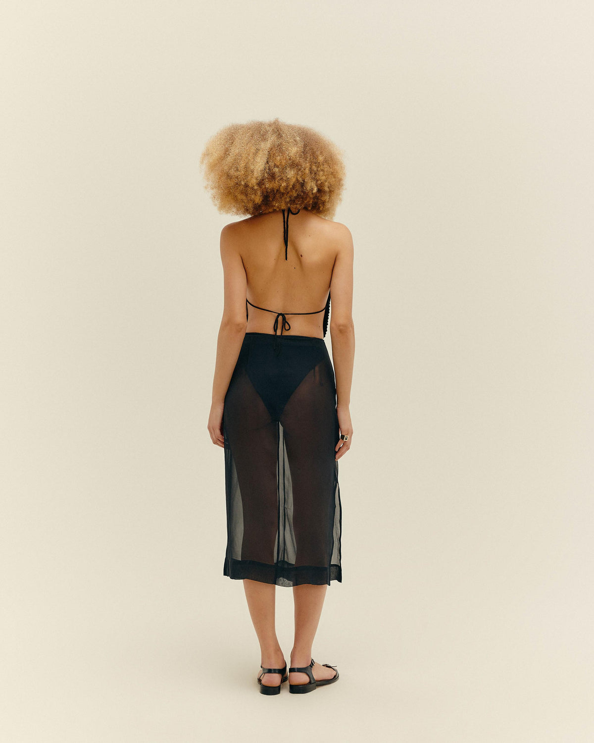 LAILA KNIT TOP - BLACK