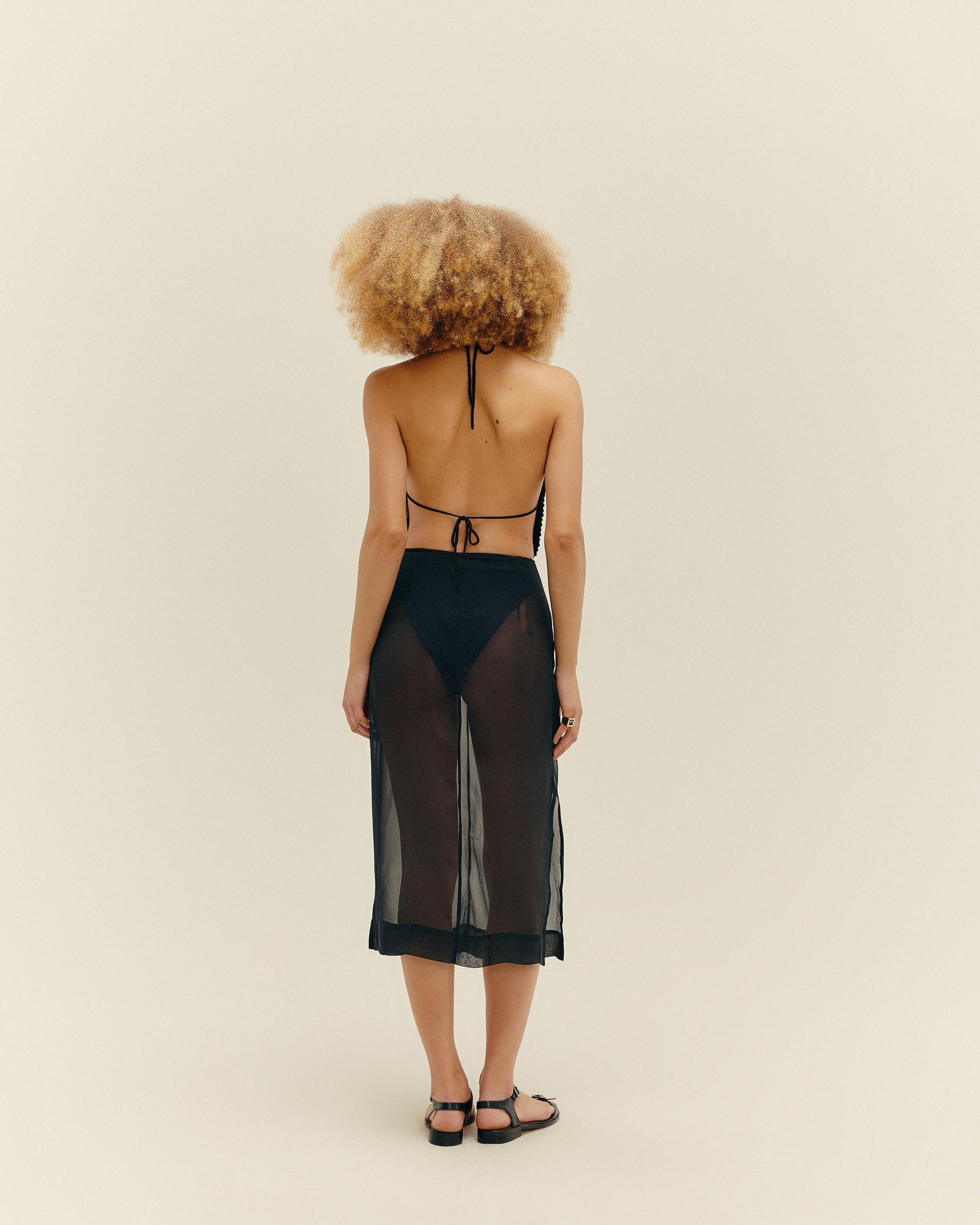LAILA KNIT TOP - BLACK