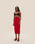 TOP IN MAGLIA JULIANA ROSSO SHIFT