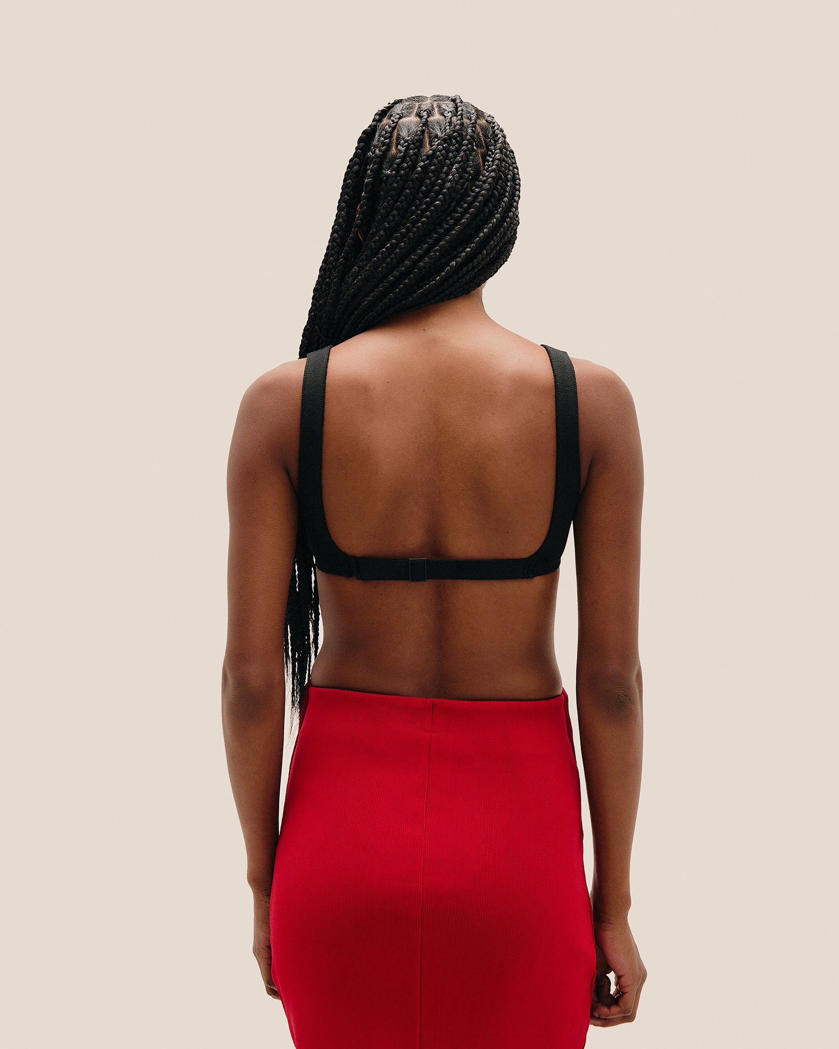 TOP IN MAGLIA JULIANA ROSSO SHIFT