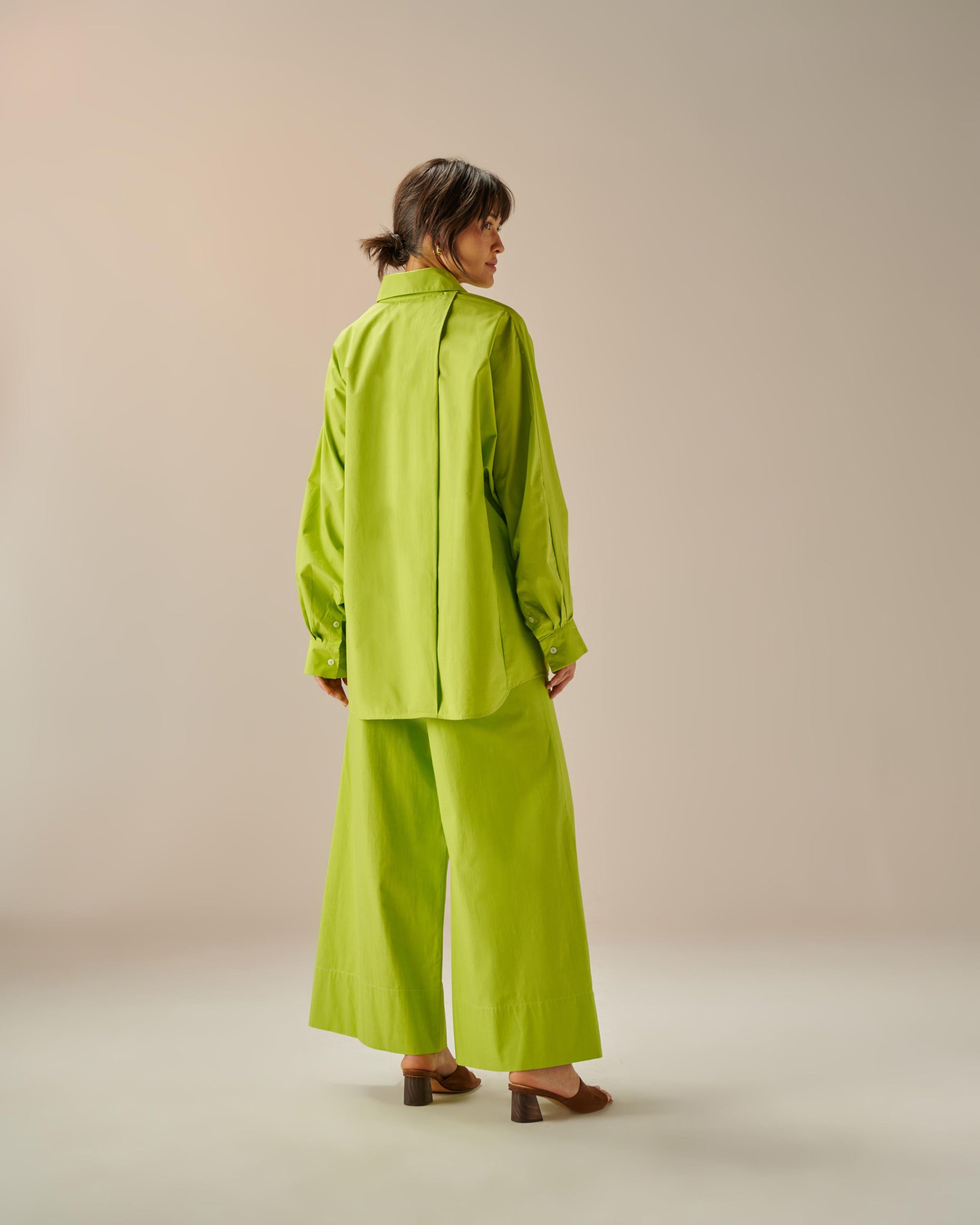 OVERSIZED SHIRT LUMINI GREEN