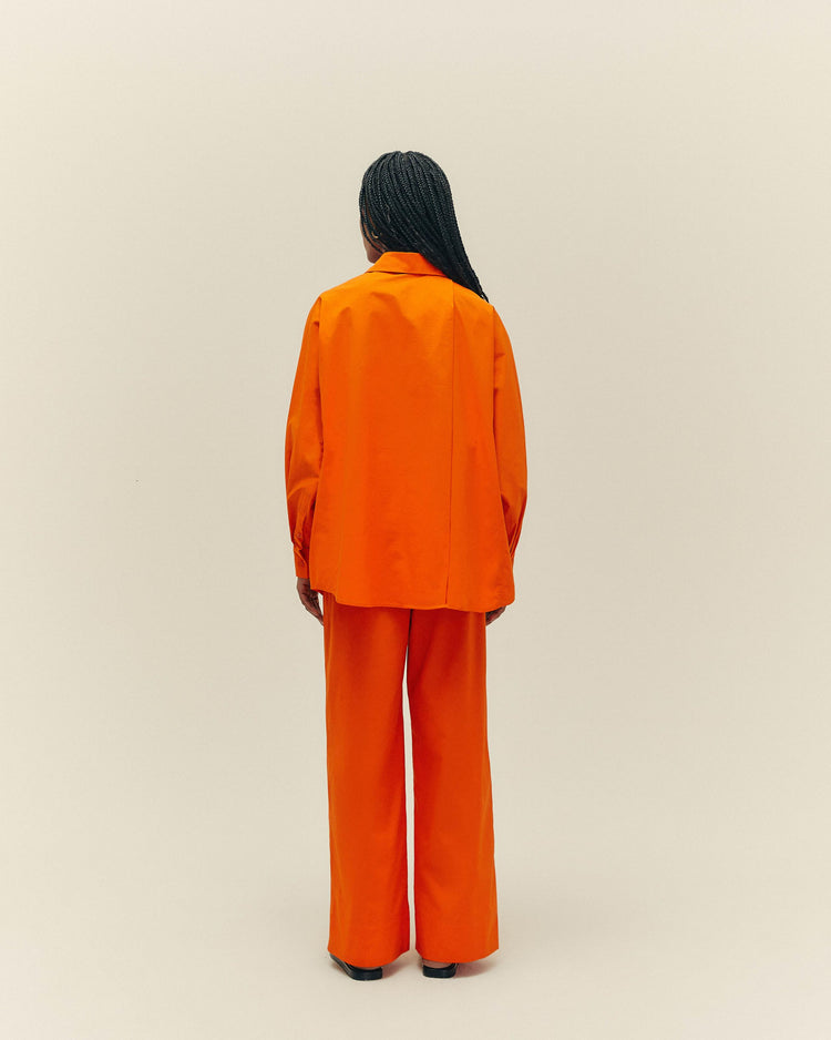 OVERSIZED MIE ORANGE SHIRT
