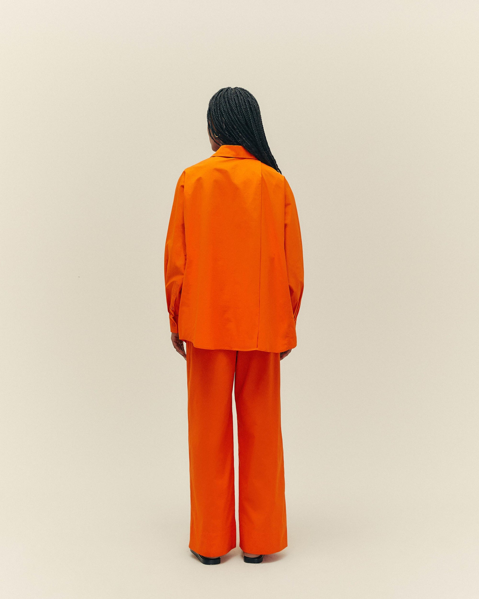 OVERSIZED MIE ORANGE SHIRT
