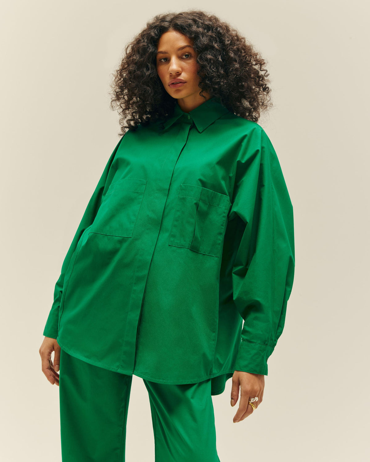 HENRIQUE CHEMISE NUMÉRIQUE VERTE