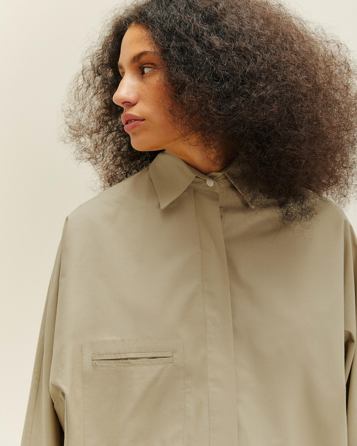OVERSIZED SHIRT GREEN