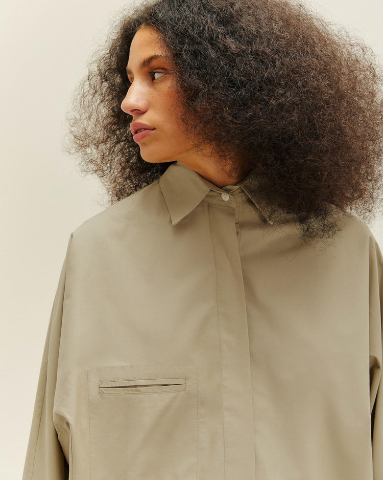 OVERSIZED SHIRT GREEN