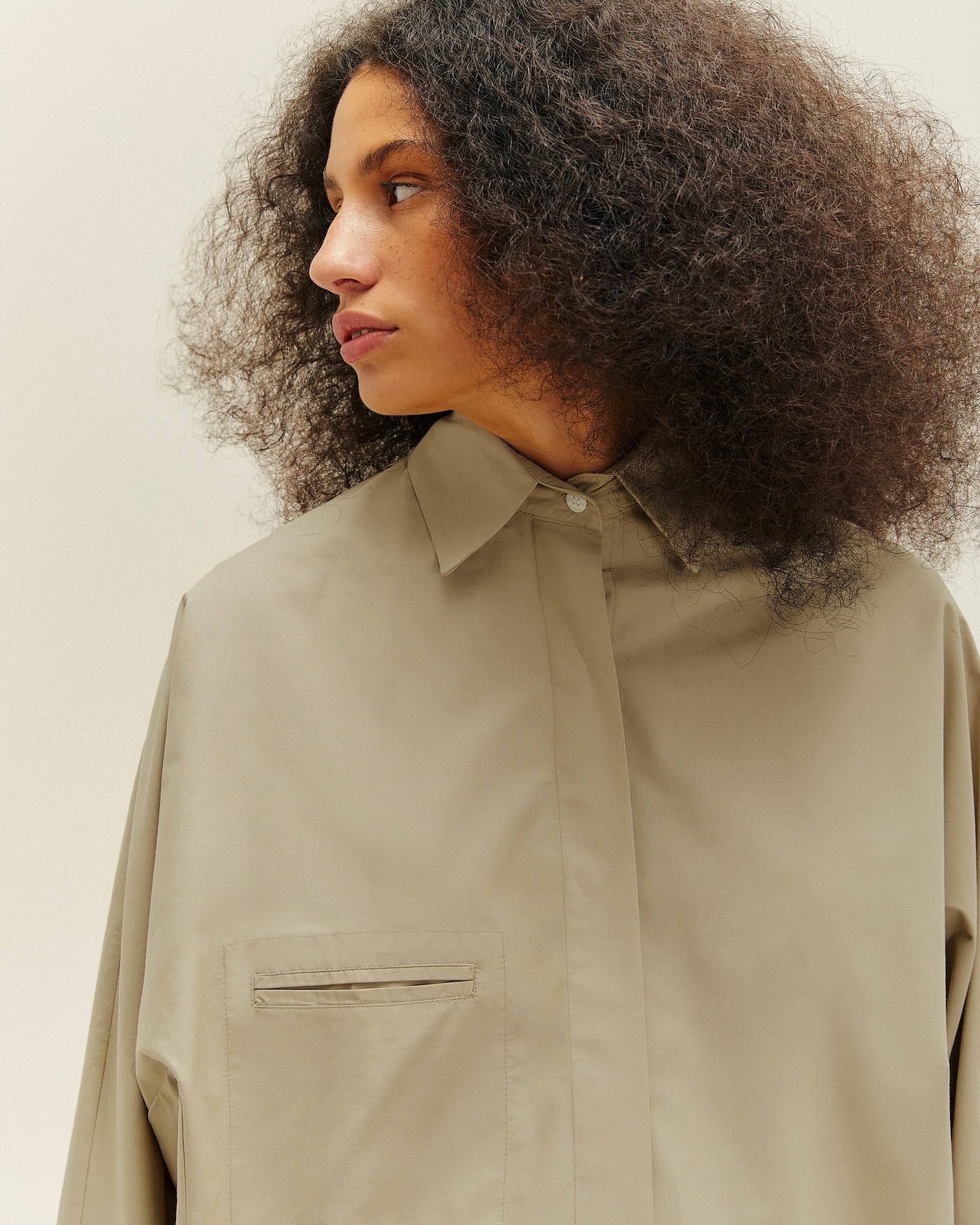 OVERSIZED SHIRT GREEN