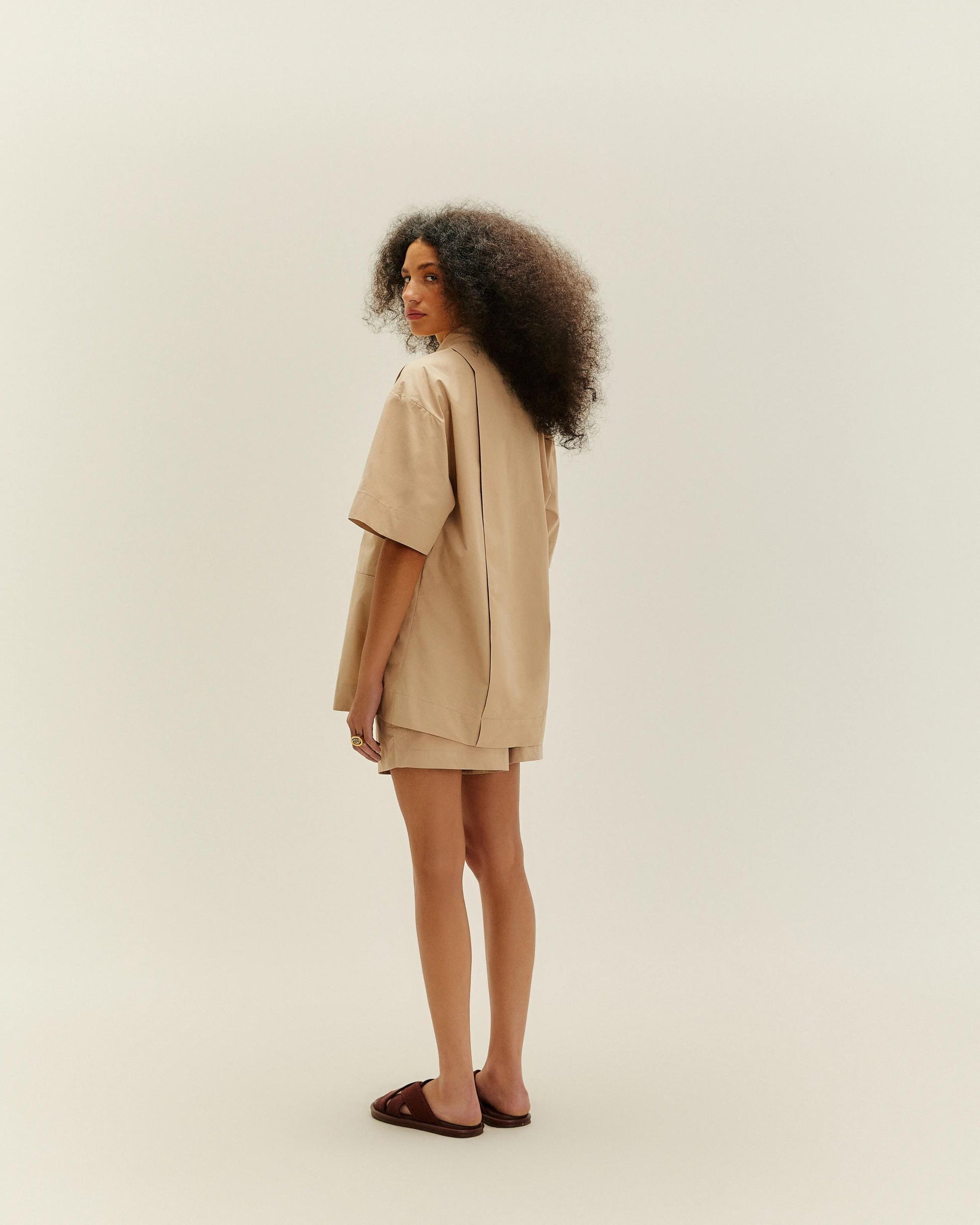 LUCAS SHIRT CUBAN SAND