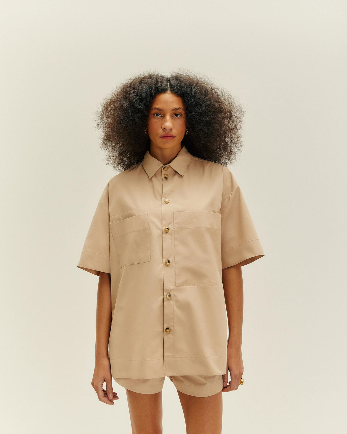 LUCAS SHIRT CUBAN SAND