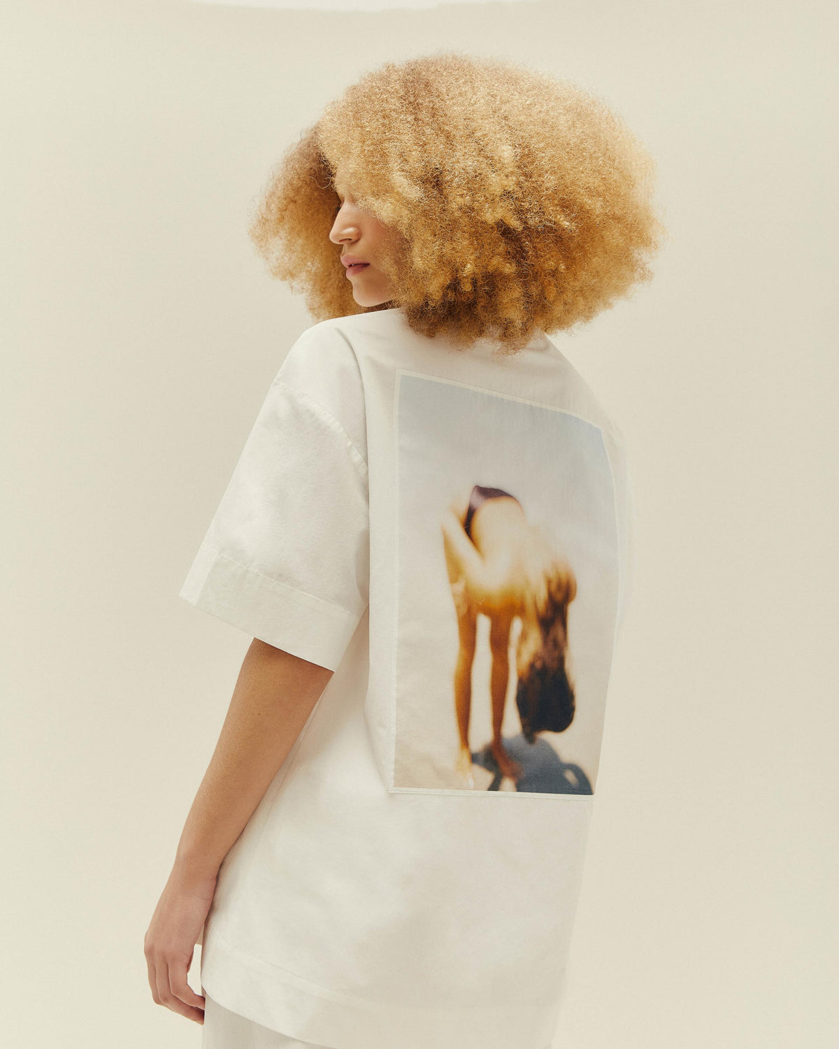 LUANA SHIRT WET PICTURE PRINT