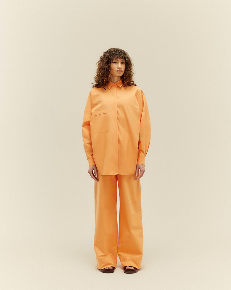OVERSIZED APRICOT SHIRT