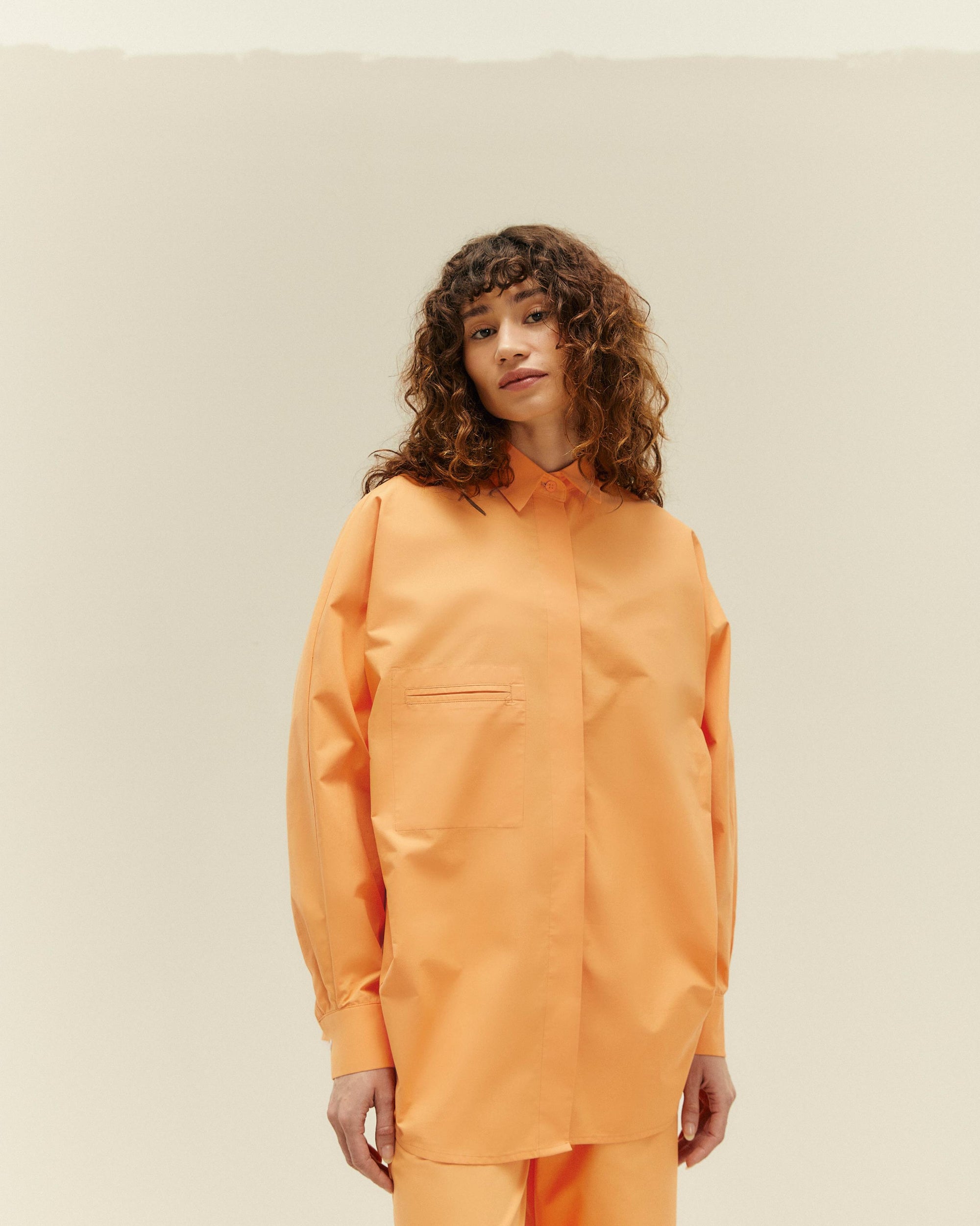 OVERSIZED APRICOT SHIRT