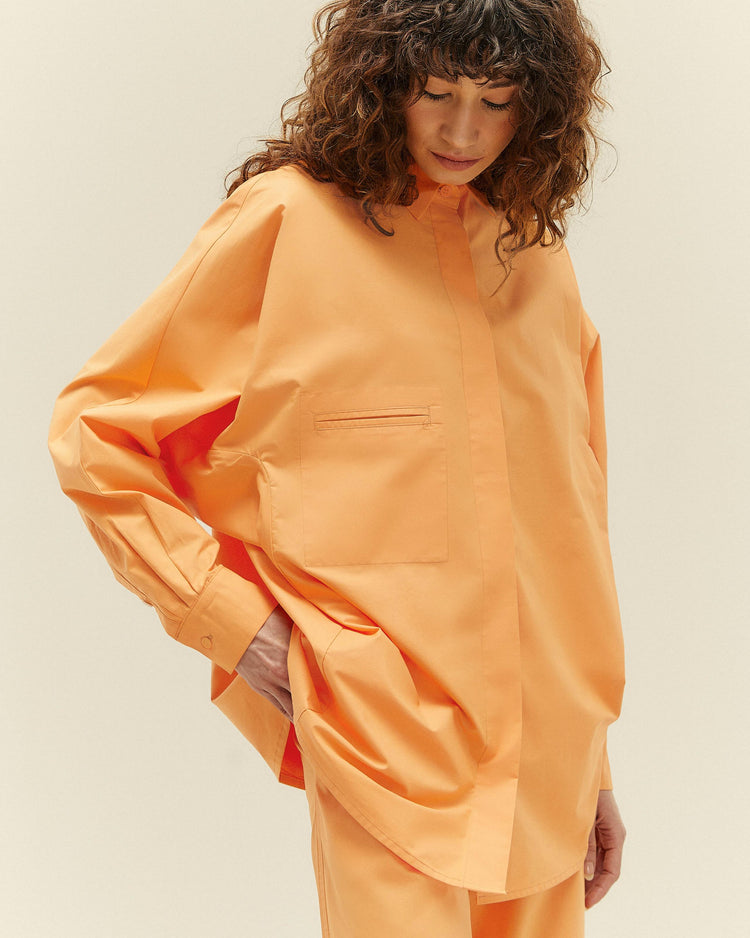 OVERSIZED APRICOT SHIRT