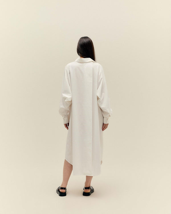 OVERSIZED CHEMISIER OFF-WHITE