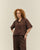 T-shirt Lore, couleur marron