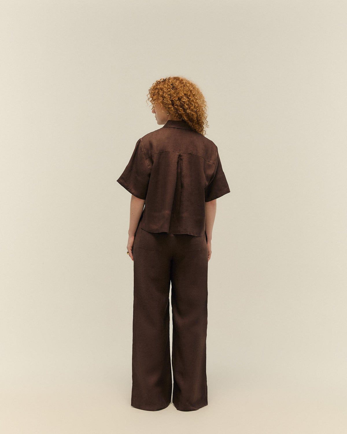 T-shirt Lore, couleur marron