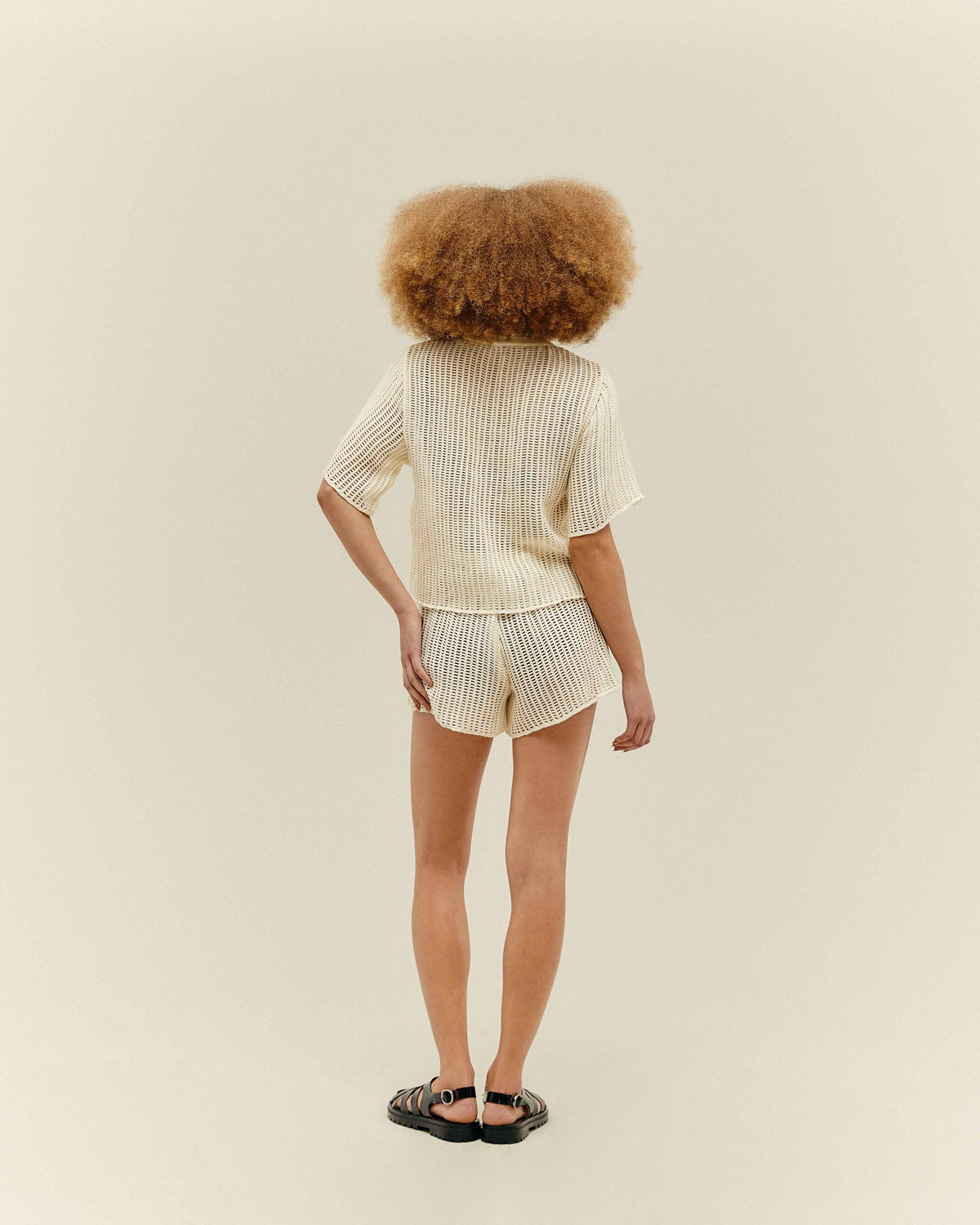 KNIT EMMA SHIRT OFF-WHITE